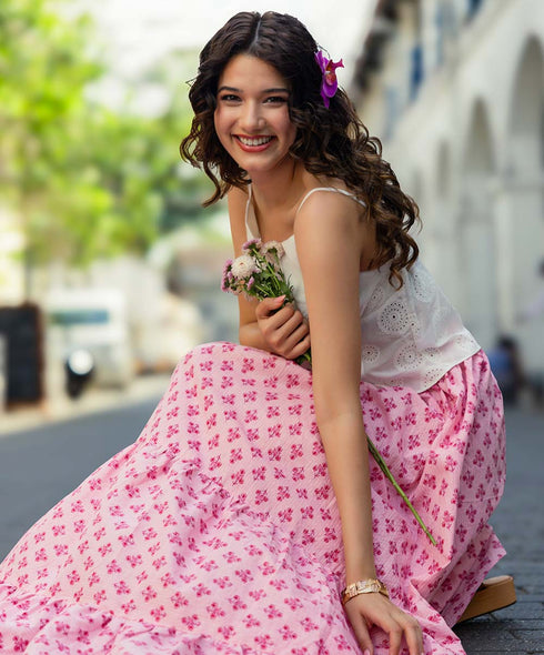 Front Buttoned Delicate Top